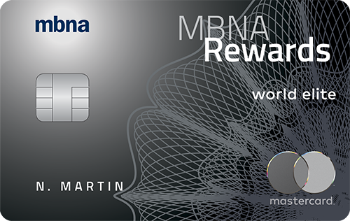 MBNA Rewards World Elite Mastercard